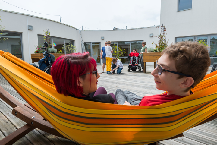 Accompagnement des jeunes à l'IEM de l'Estran à Saint-Nazaire