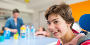 Accompagnement des jeunes à l'IEM de l'Estran à Saint-Nazaire