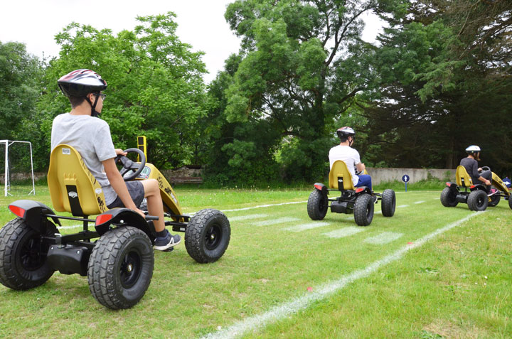 Circuit de kart à pédale à l'IME Le Val de Sèvre à Vertou