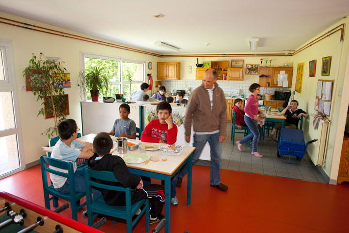 Repas à l'IME Le Val de Sèvre