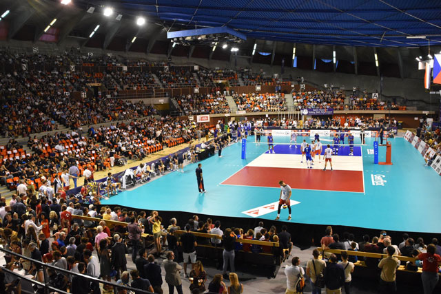 Les patients du centre ont assisté au match jeudi 29 août de l'eurovolley opposant la France à La République Tchèque.