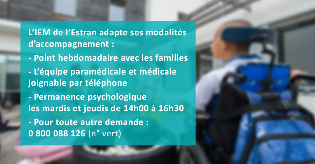 L'IEM de l'Estran se mobilise face au Covid-19