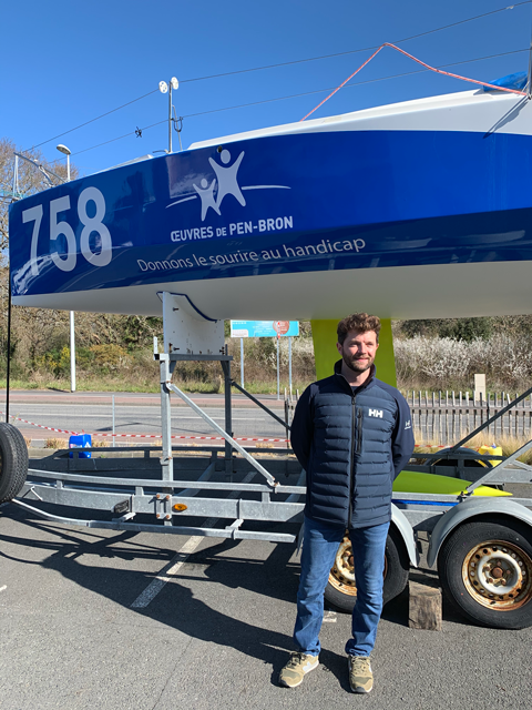 La mini transat aux couleurs des Œuvres de Pen-Bron