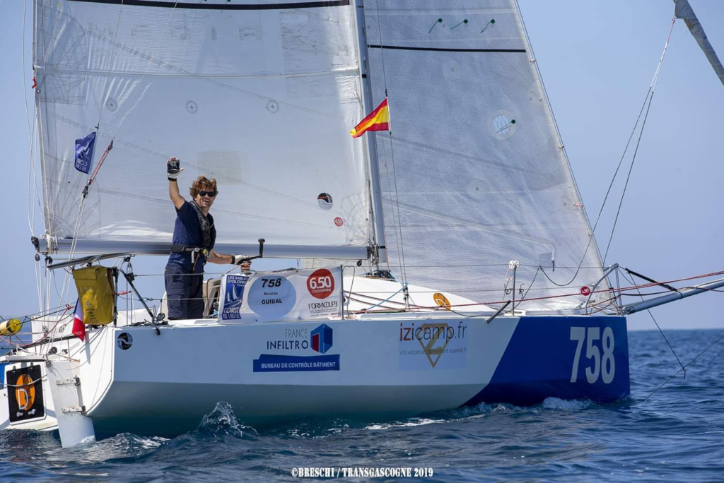 Nicolas Guibal, skipper amateur