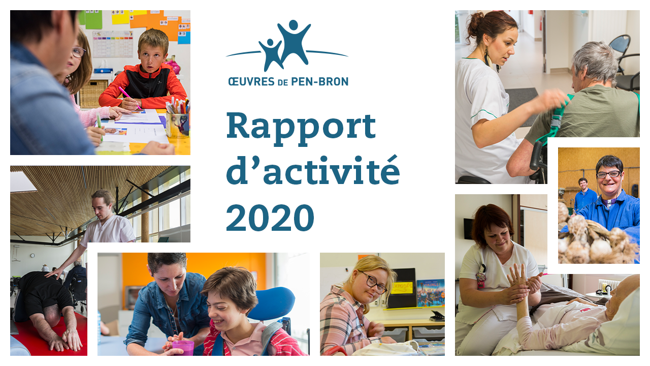 Photo du Rapport d'activité 2020 des Oeuvres de Pen-Bron